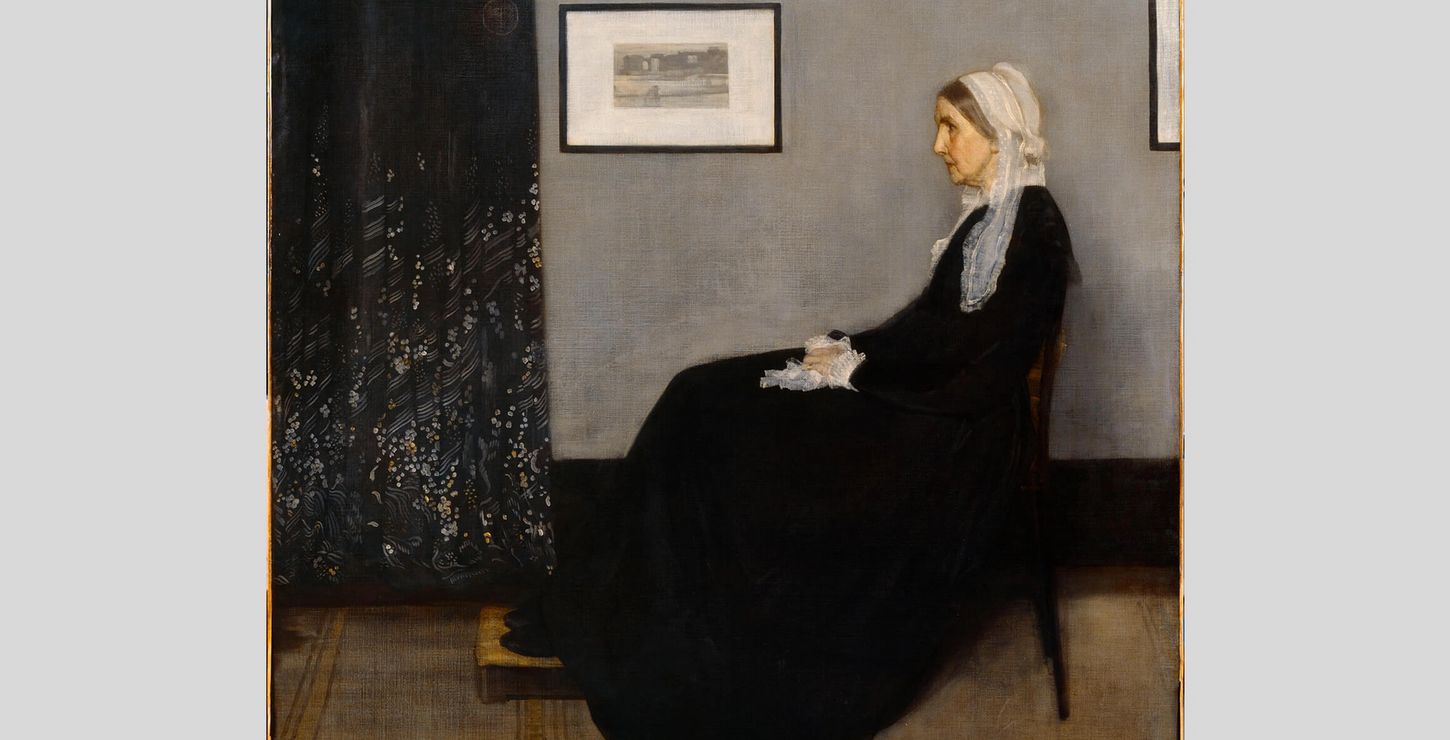Arrangement in Grey and Black No. 1: Portrait of the Artist’s Mother, 1871, by James Abbott McNeill Whistler