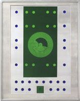 <i>Green Box</i>, 1966–68
Thomas Chimes (American, born 1921)
Mixed media metal box
14 1/4 x 11 1/4 inches
Private Collection