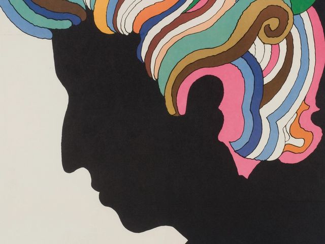 “Bob Dylan” Poster, 1966, designed by Milton Glaser