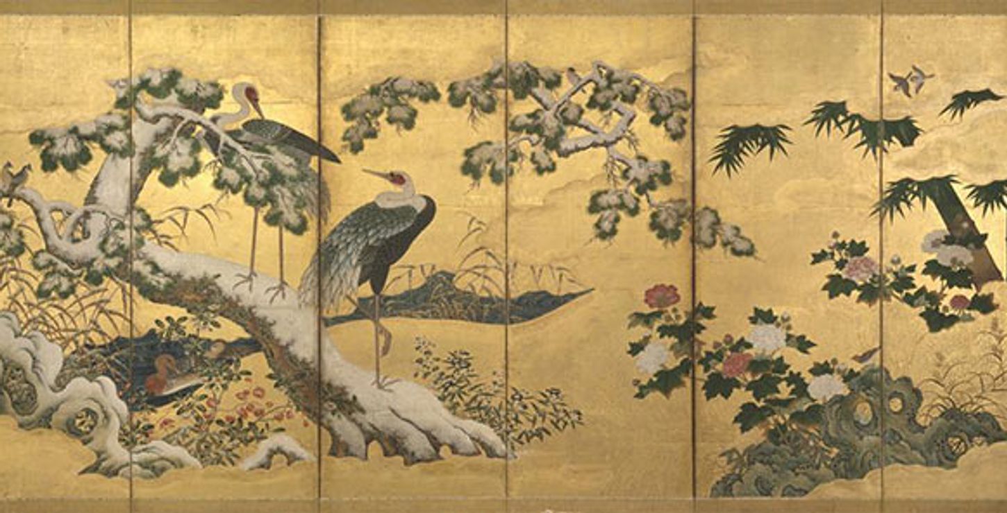 Birds and Flowers of the Four Seasons, second half of 16th century, Kano School (The Metropolitan Museum of Art, New York)