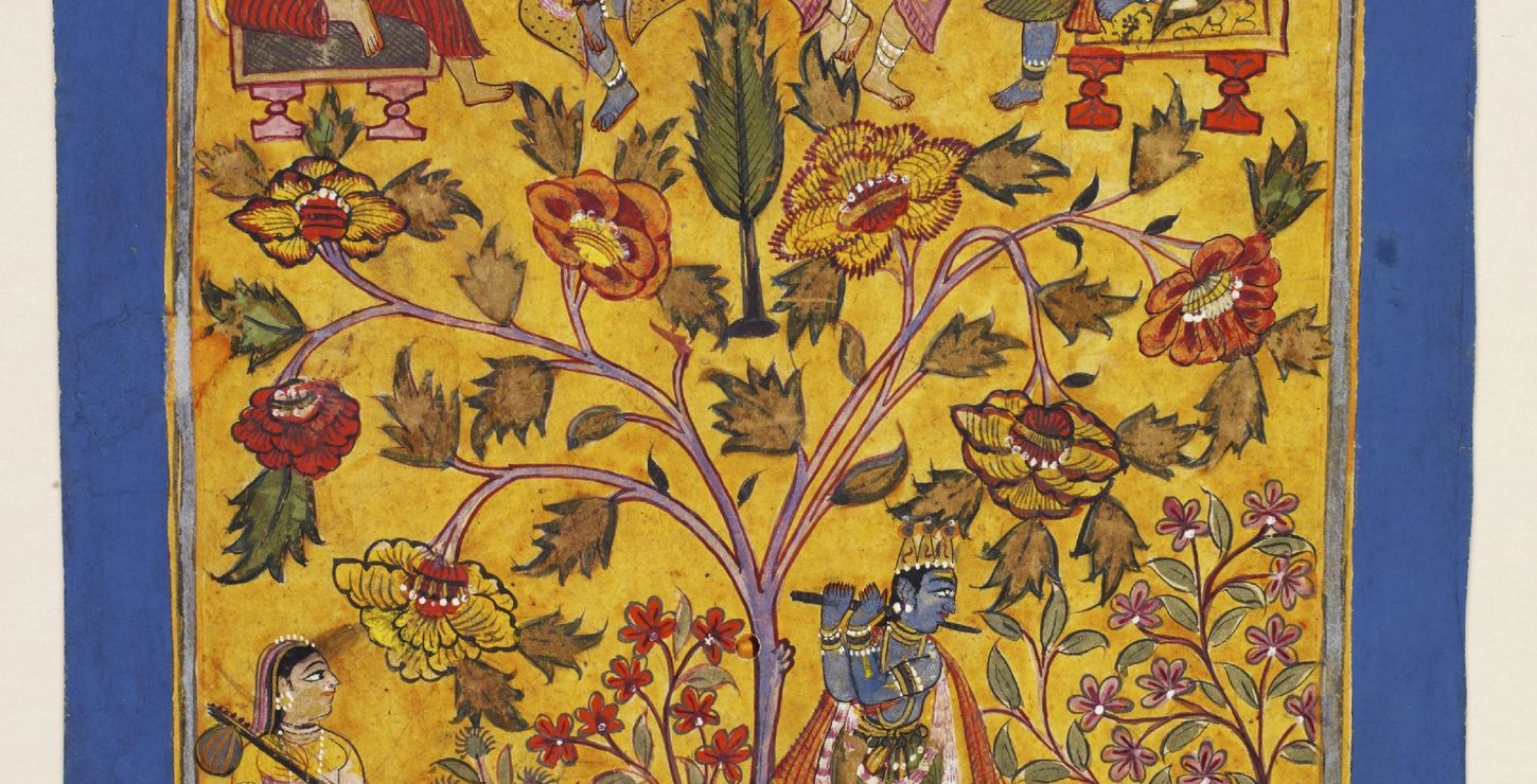 Krishna and the Gopis Exchange Roles, c. 1720, Artist/maker unknown, Indian, 1959-93-62