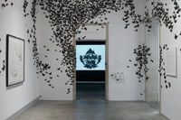 <i>Black Cloud</i>, 2007
Carlos Amorales, Mexican
Black paper moths
Collection of Diane and Bruce Halle