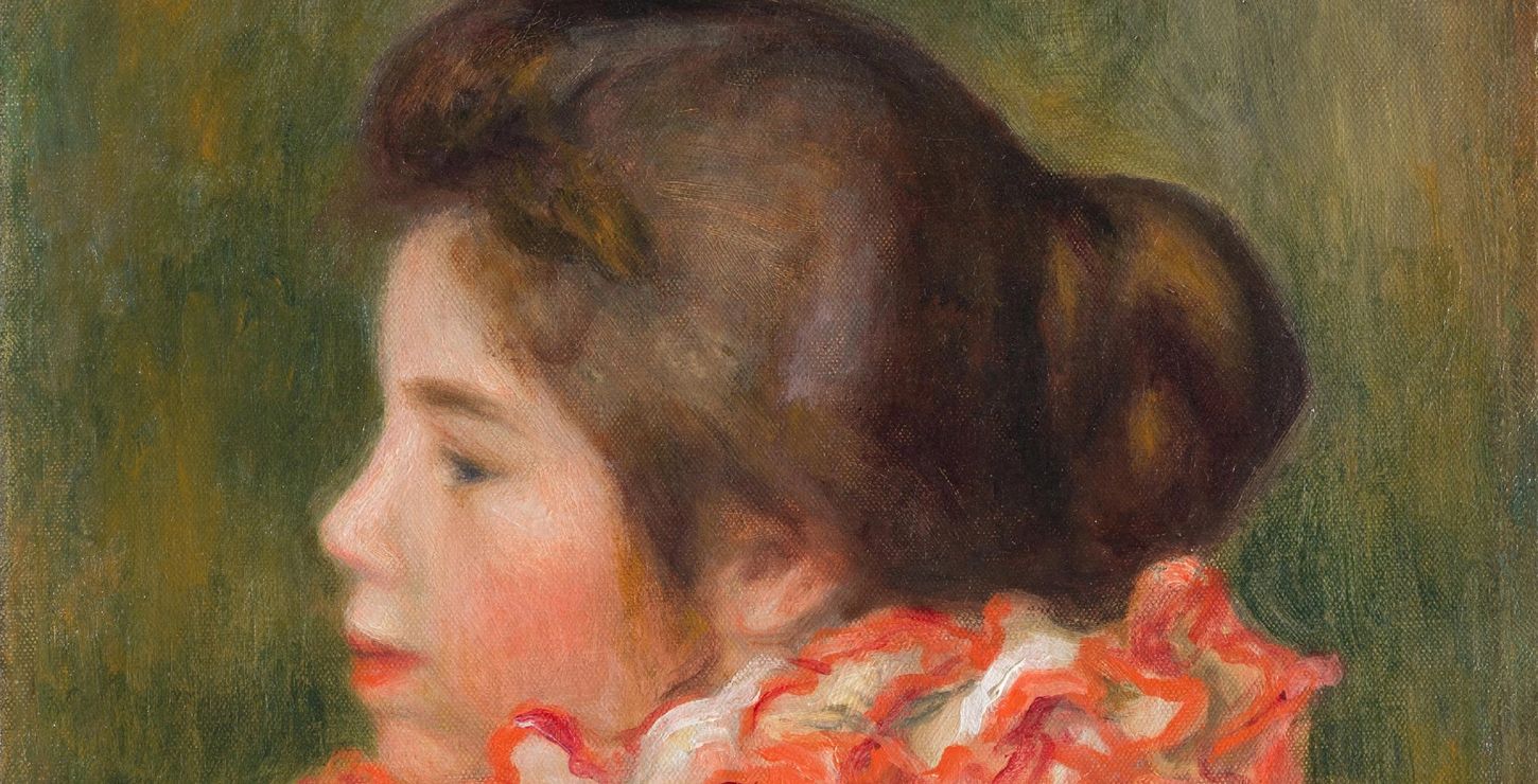 Girl in a Red Ruff, c. 1896, Pierre-Auguste Renoir, French, 1841 - 1919, 1978-1-28