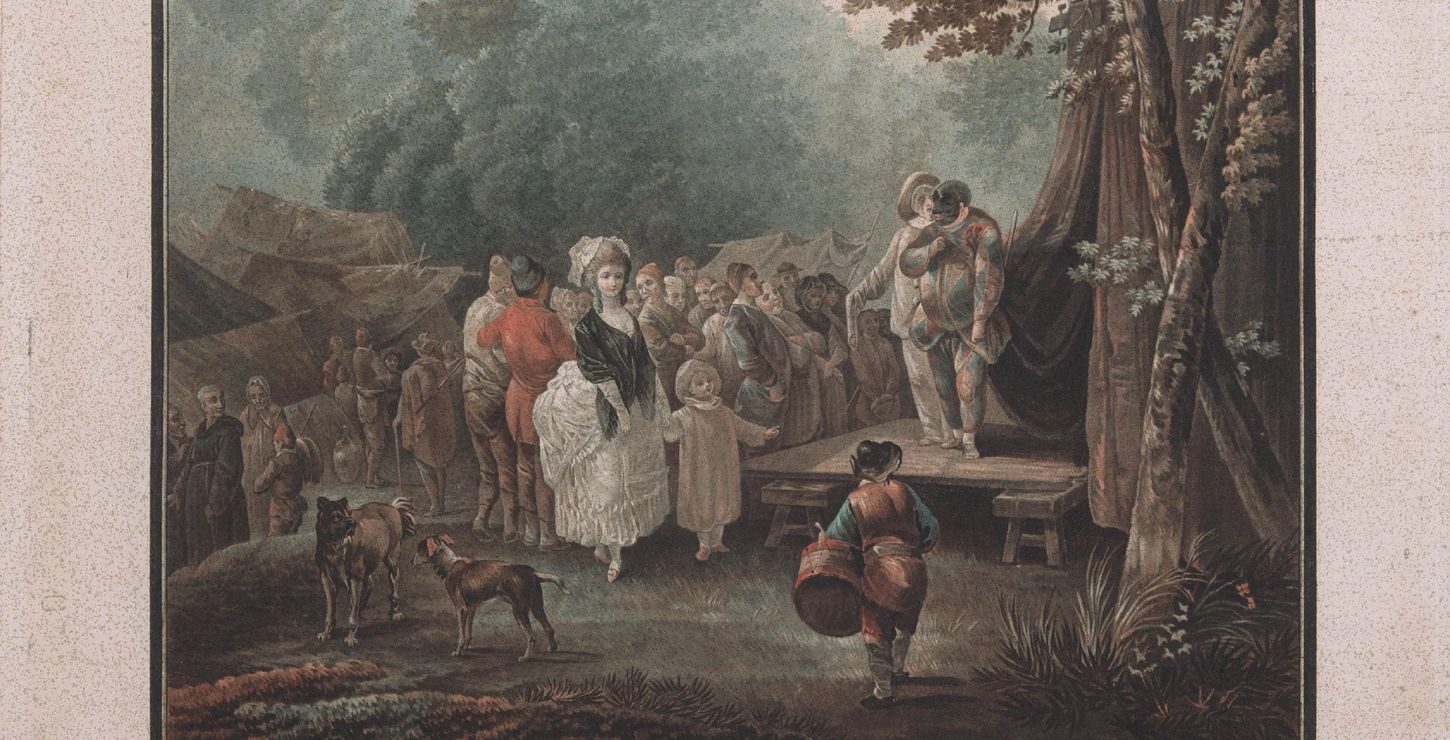 Foire de Village, c. 1788, Charles-Melchior Descourtis, French, 1753-1820.  After a painting by Nicolas-Antoine Taunay, French, 1755 - 1830, 1996-68-2
