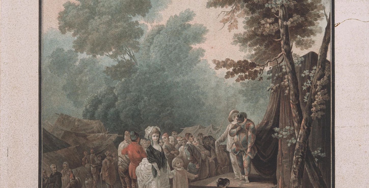 Foire de Village, c. 1788, Charles-Melchior Descourtis, French, 1753-1820.  After a painting by Nicolas-Antoine Taunay, French, 1755 - 1830, 1996-68-2