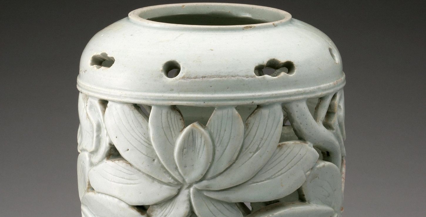 Flowerpot Stand with Lotus Blossoms, 19th century, Artist/maker unknown, Korean, 2003-27-2
