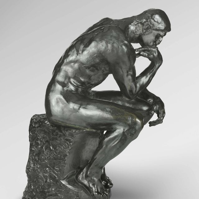 The Thinker, modeled 1880–81, cast 1924, by Auguste Rodin