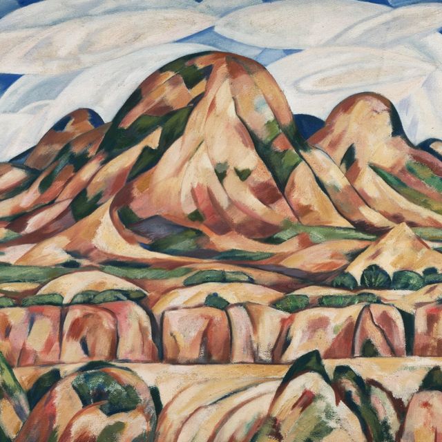 New Mexico Landscape, 1919–20, by Marsden Hartley