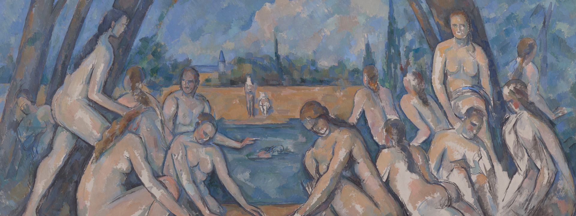 The Large Bathers, 1900–06, by Paul Cézanne