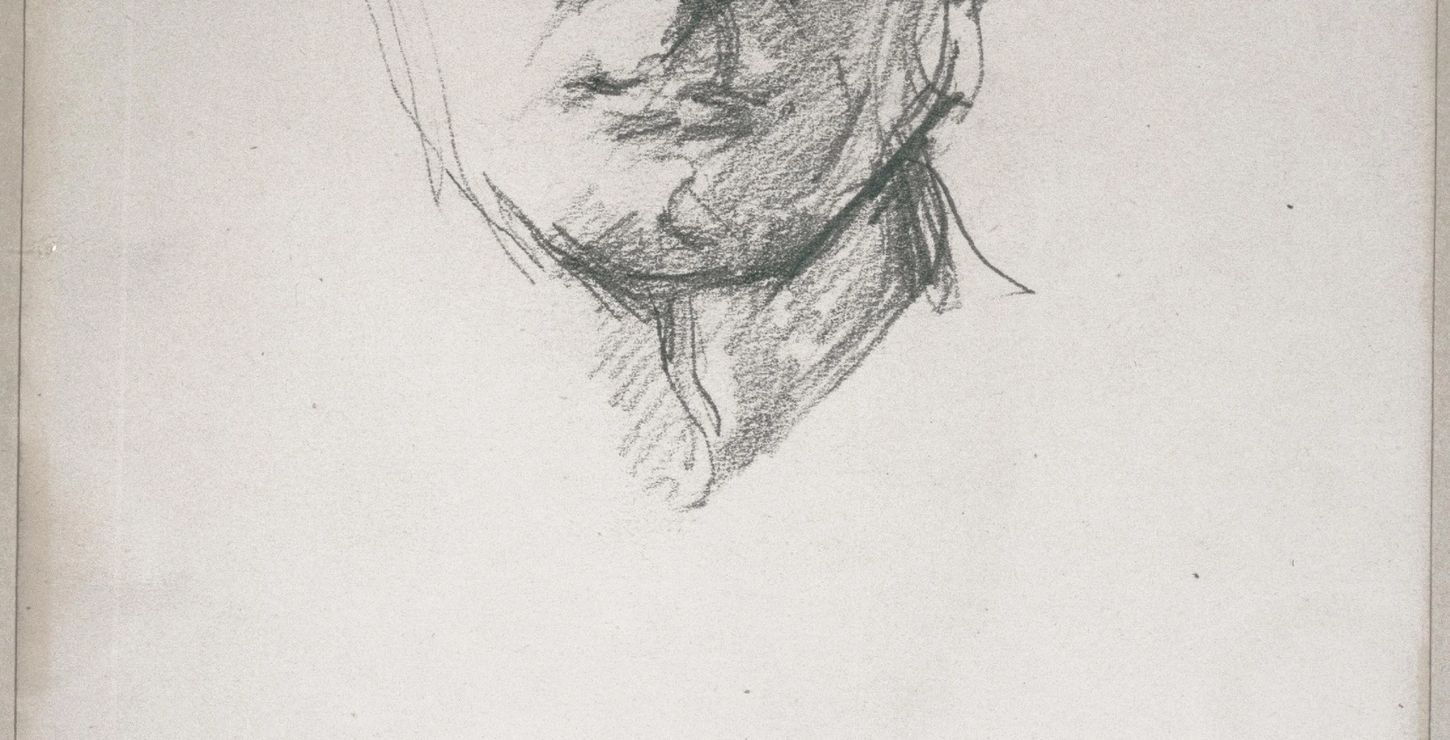 Père de La Tour, 1885-1900, Paul Cézanne, French, 1839 - 1906.  After a bust by Guillaume Coustou, French, 1677 - 1746, 1987-53-47b