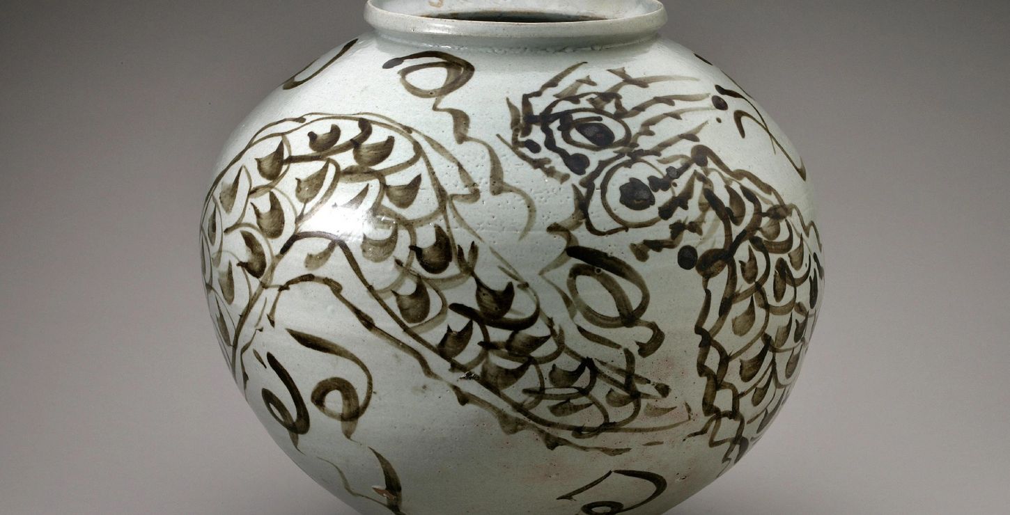 Dragon Jar, 17th century, Artist/maker unknown, Korean, 2002-196-1