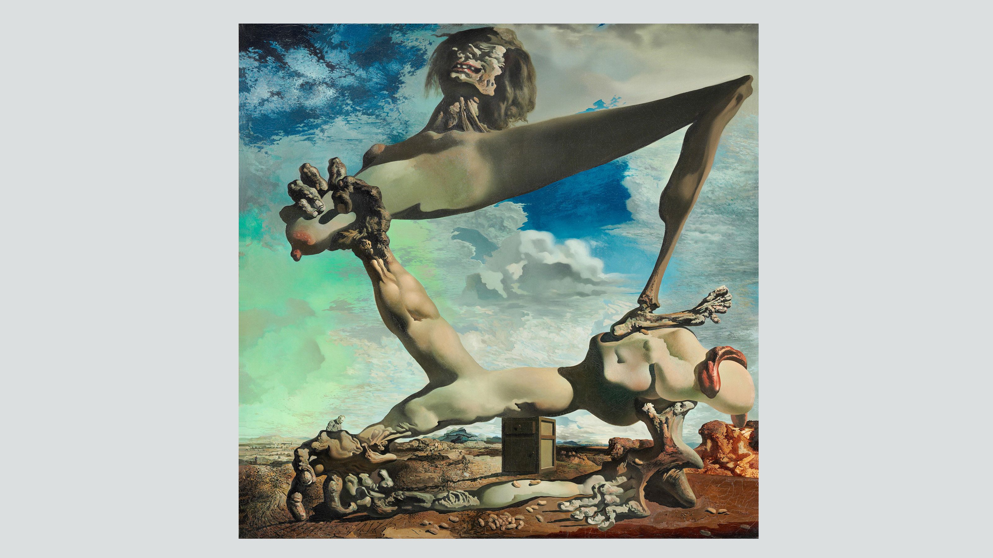 Soft Construction with Boiled Beans (Premonition of Civil War), 1936, Salvador Dalí (Spanish, 1904–1989), 1950-134-41