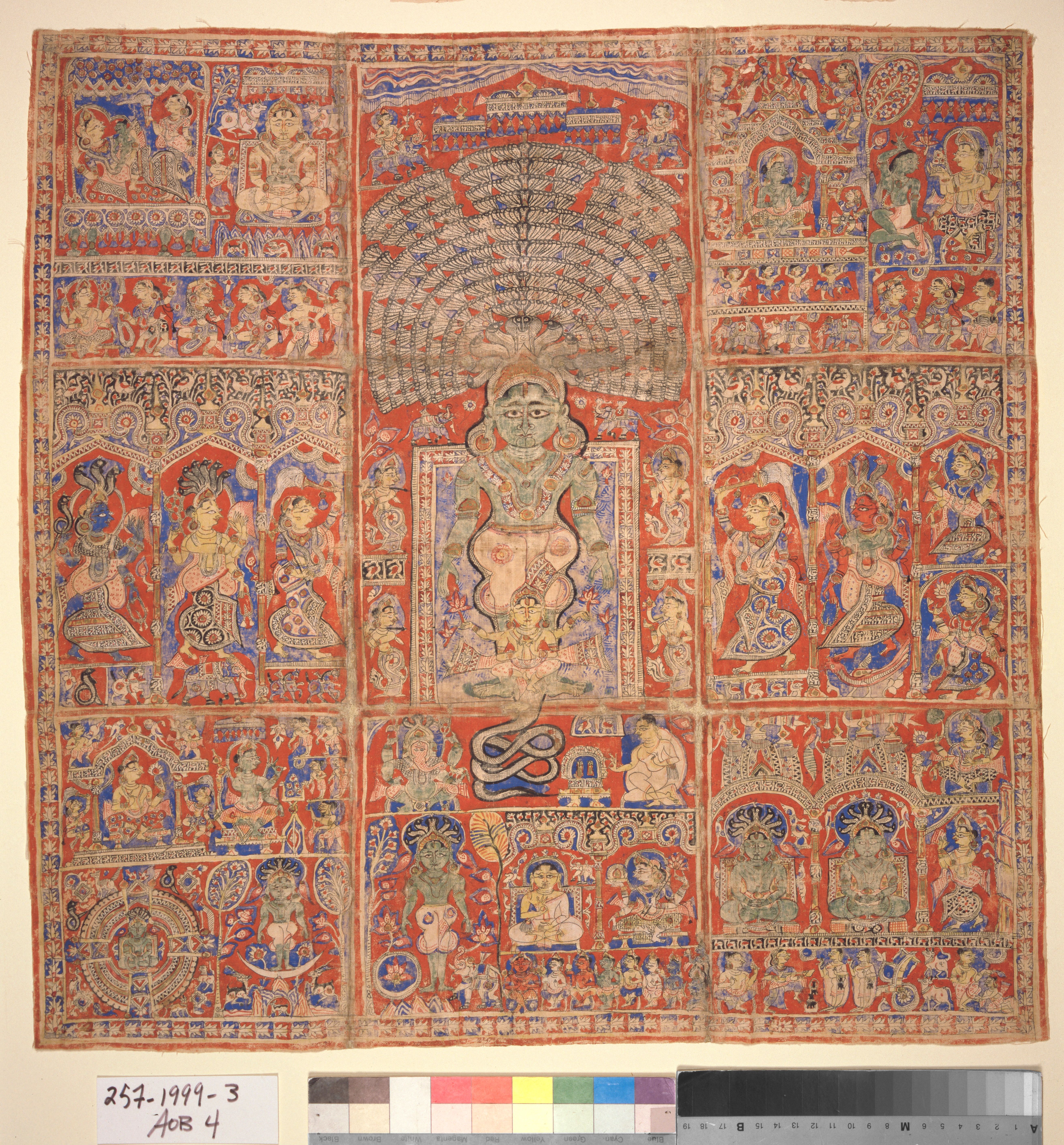 Scenes from the Life of the Jina Parshvanatha, c. 1450–75, Indian