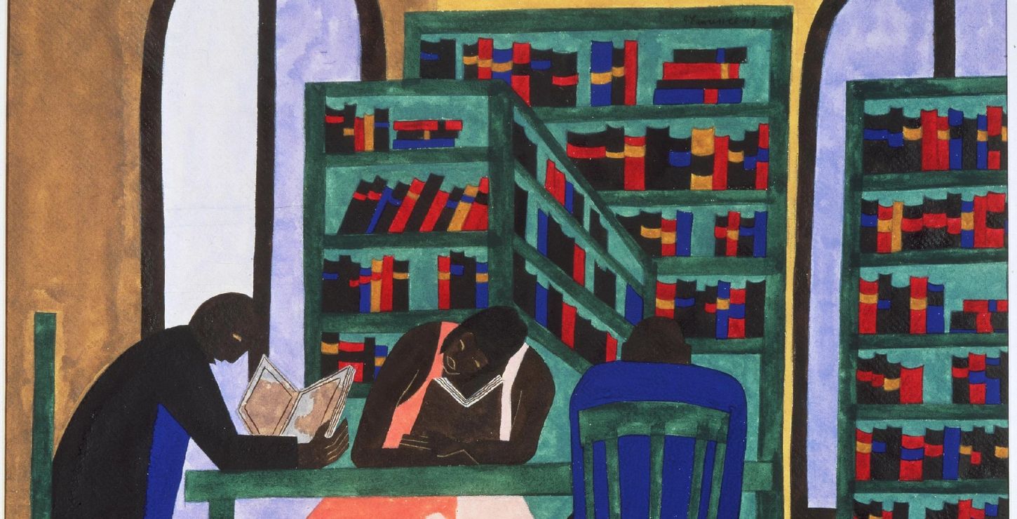 The Libraries Are Appreciated, 1943, Artist/maker: Jacob Lawrence, American, 1917 - 2000, 1963-181-40
