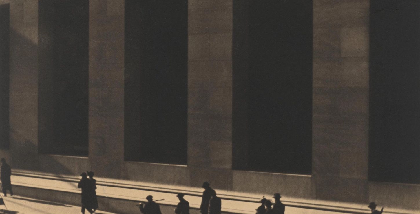 Wall Street, New York, 1915 (negative); 1915 (print), Artist/maker: Paul Strand, American, 1890 - 1976, 1980-21-2