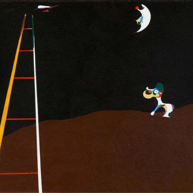 Dog Barking at the Moon, 1926, by Joan Miró