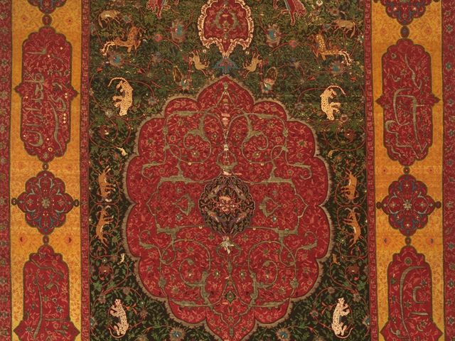 Marquand Medallion Carpet, 16th century, Iranian or Persian