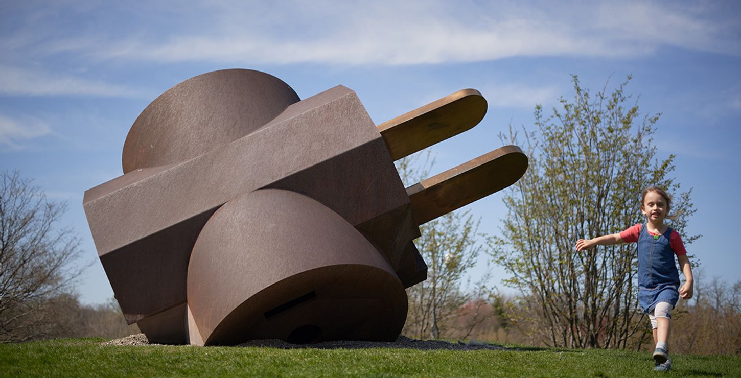 Giant Three-Way Plug (Cube Tap), 1970, by Claes Oldenburg, 2010-15-1