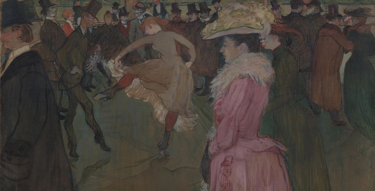At the Moulin Rouge: The Dance, 1889-1890, Henri de Toulouse-Lautrec, French, 1864 - 1901, 1986-26-32
