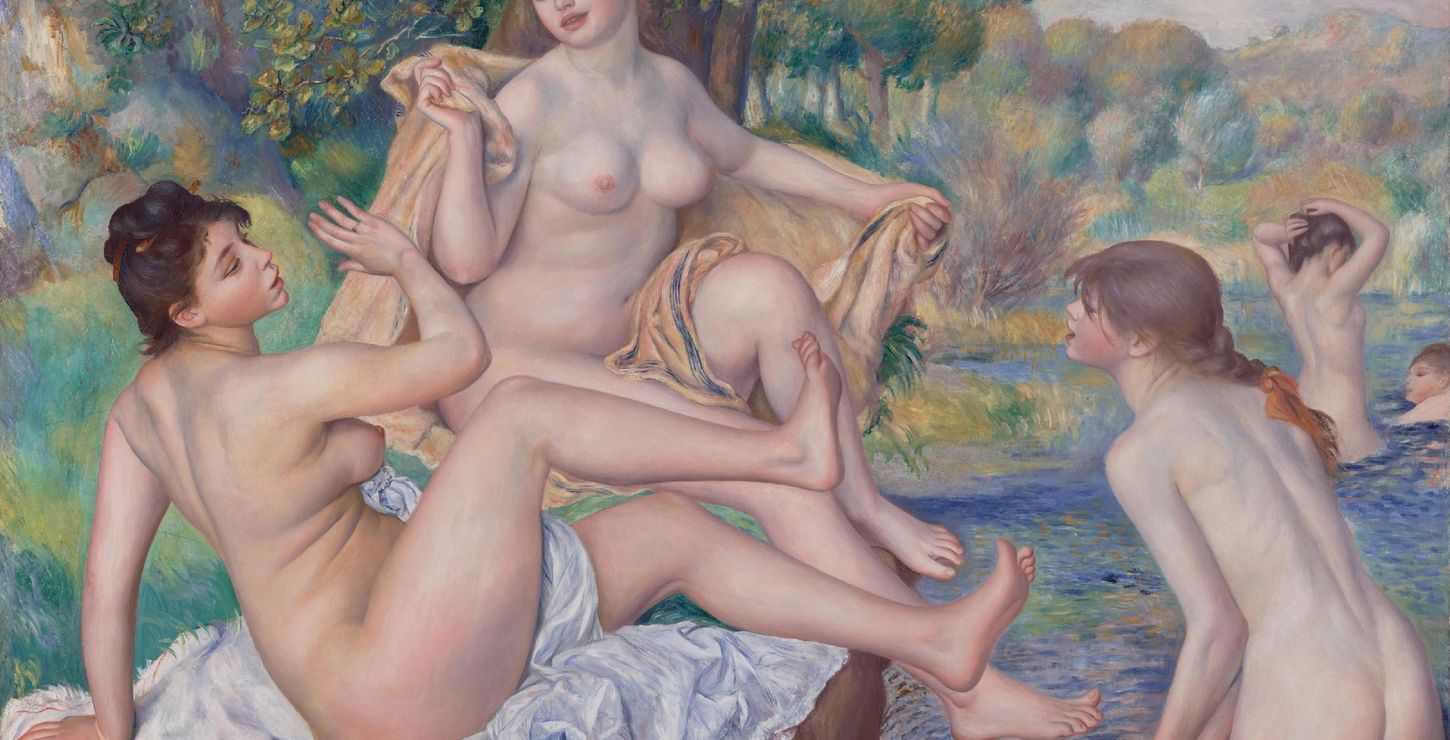 The Great Bathers, 1884-1887, Artist/maker: Pierre-Auguste Renoir, French, 1841 - 1919, 1963-116-13