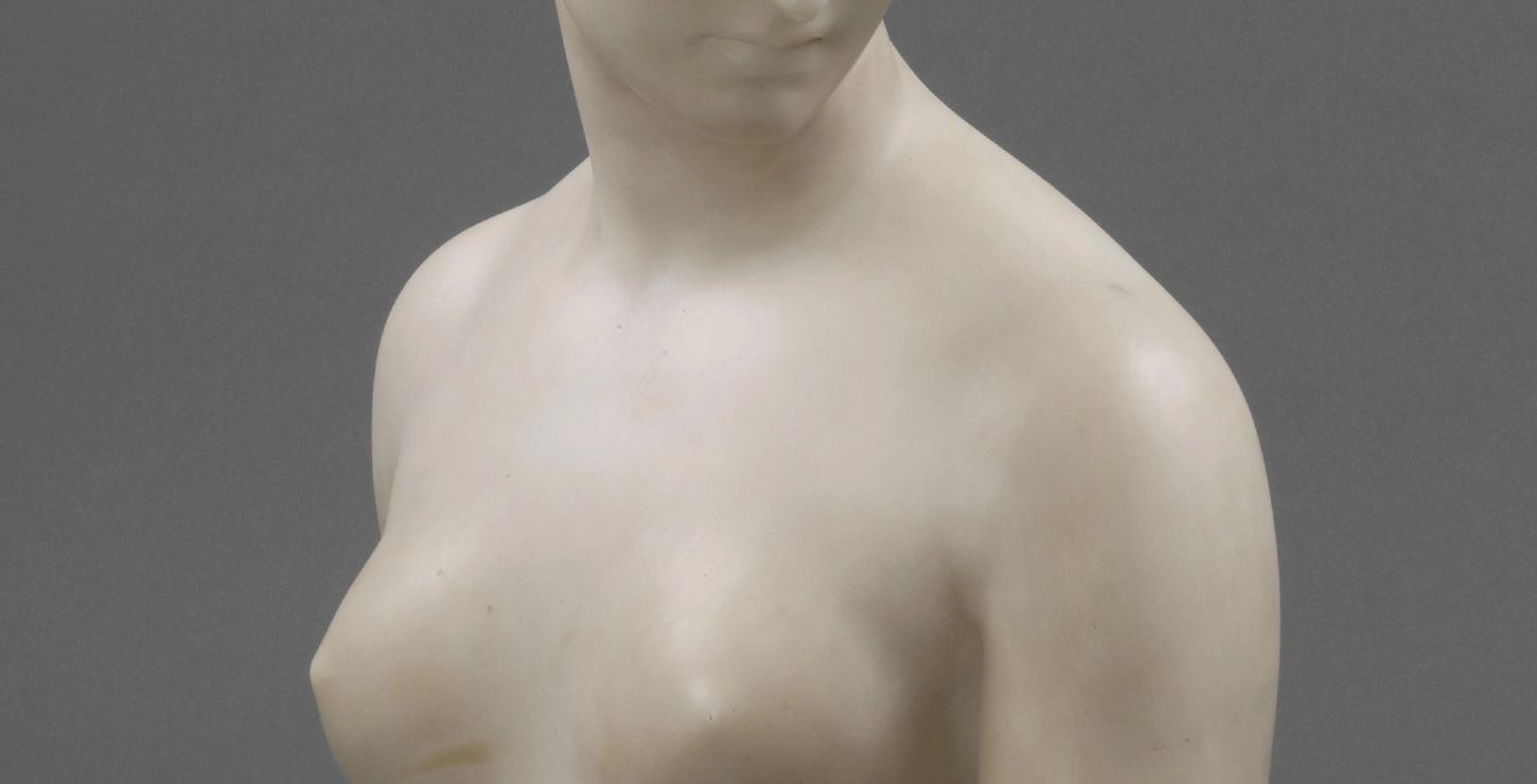 Bust of the "Greek Slave", 1846-1873, Hiram Powers, American, 1805 - 1873, after 1837 active Florence, Italy, 1973-210-1