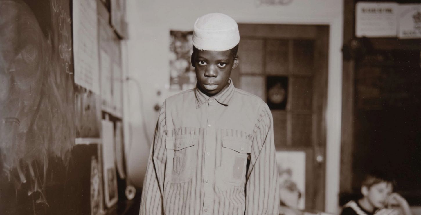 Masume Abdul-Rahman, 4th Grade, 1992 (negative), 2005 (print), by Judith Joy Ross