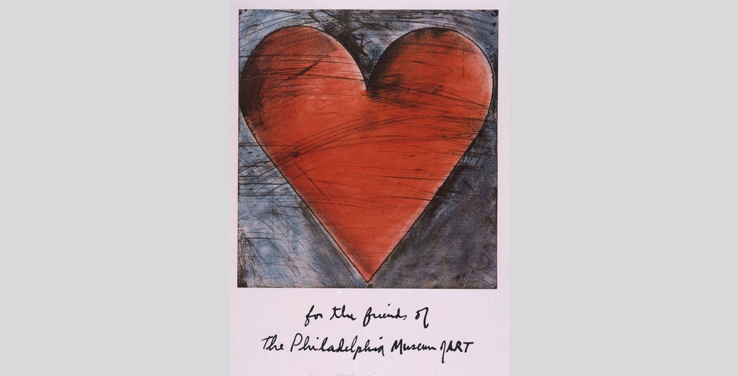 The Philadelphia Heart, 1984, by Jim Dine