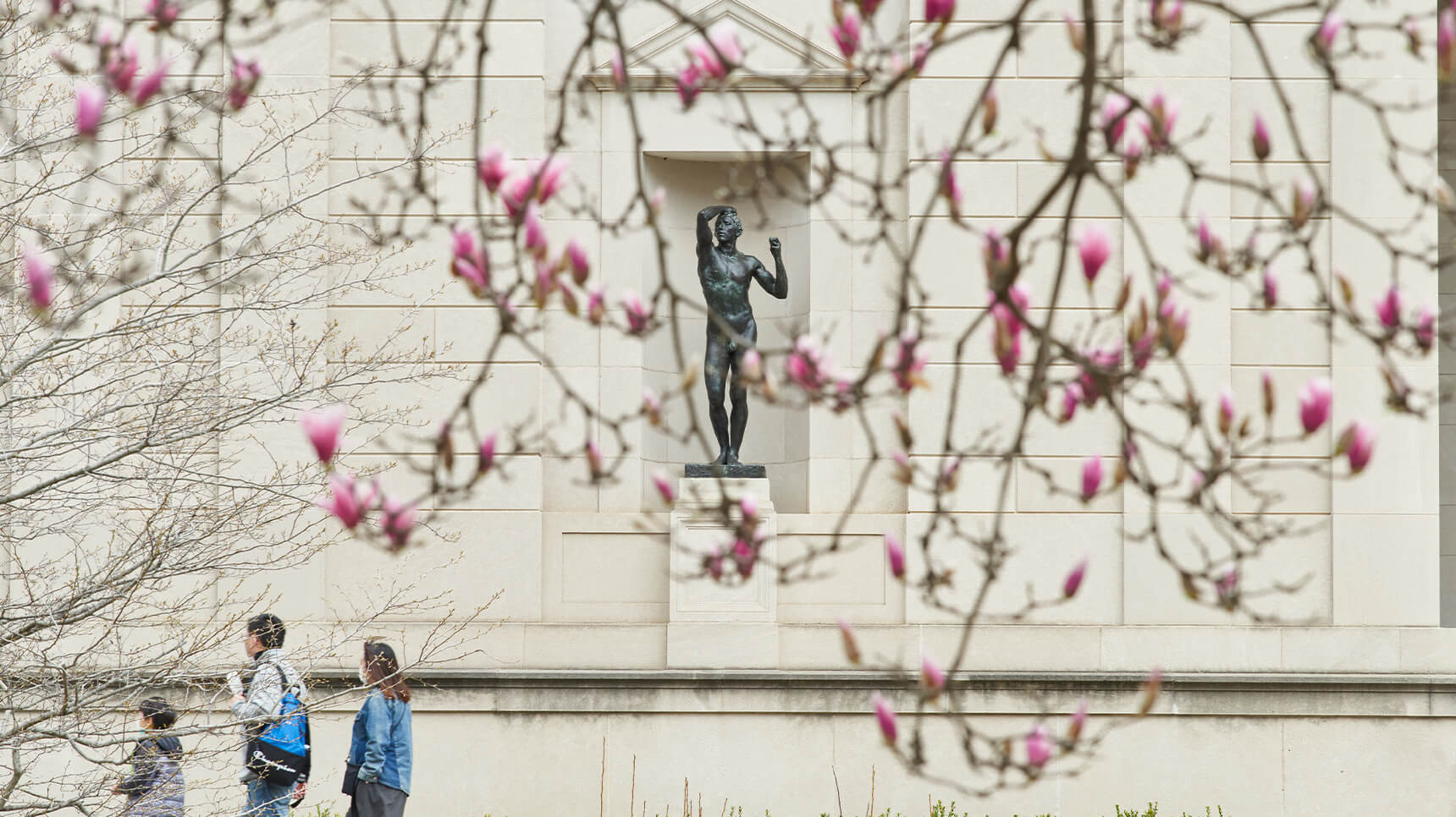 Sculpture on Exterior of Rodin Museum 