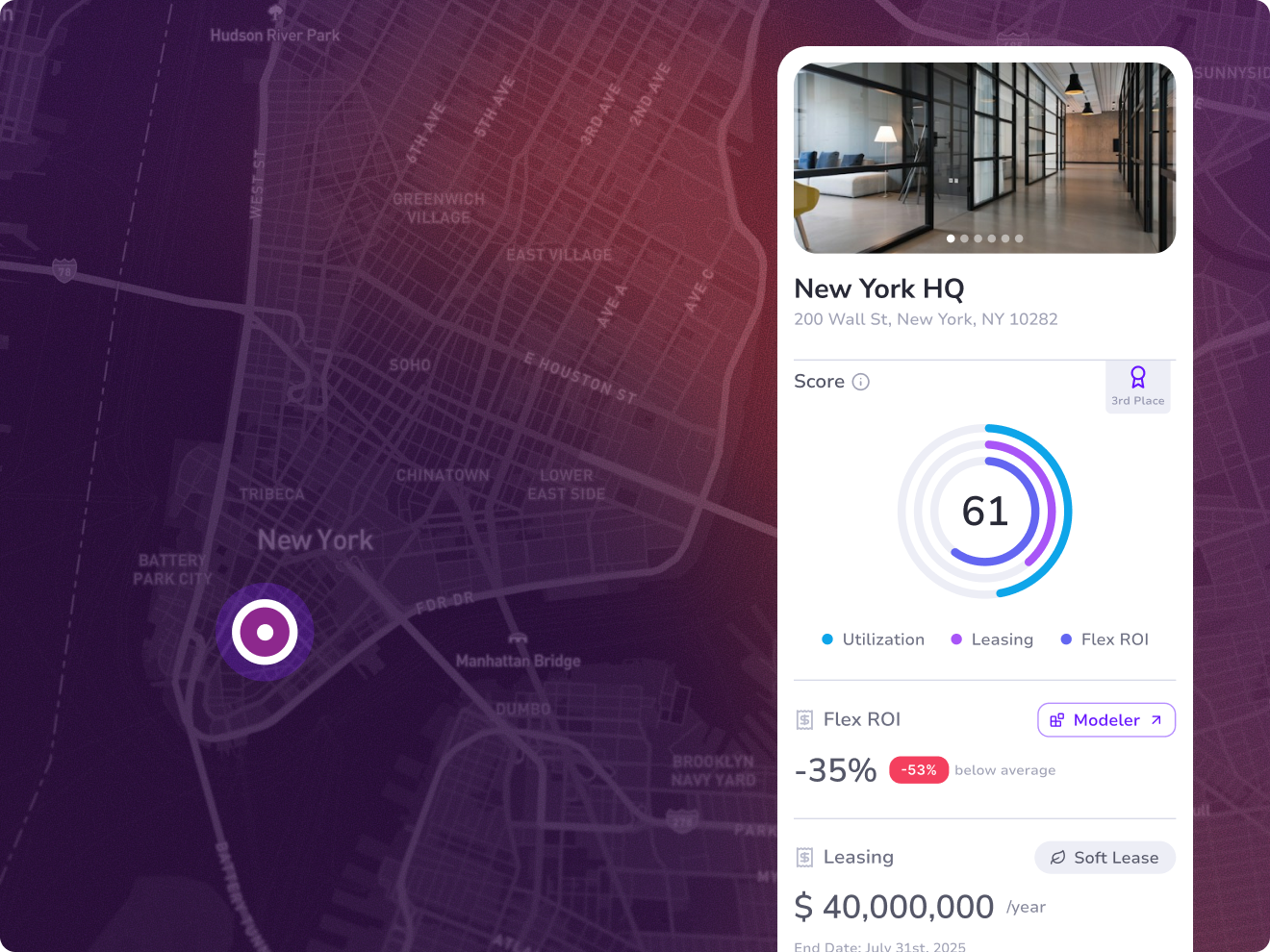 Trebellar portfolio management dashboard