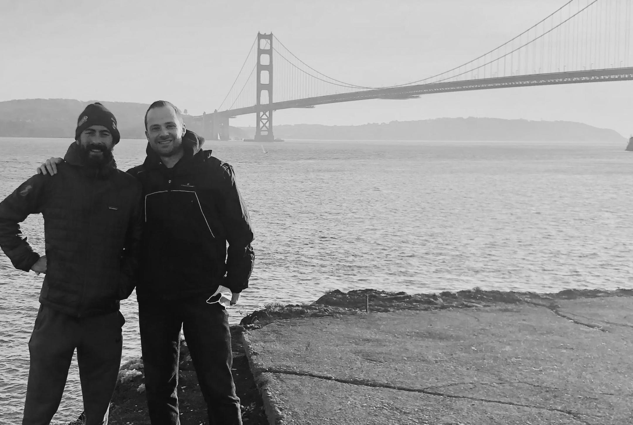 Trebellar founders Diego Ferreiro Val and David Garcia Quintas in San Francisco
