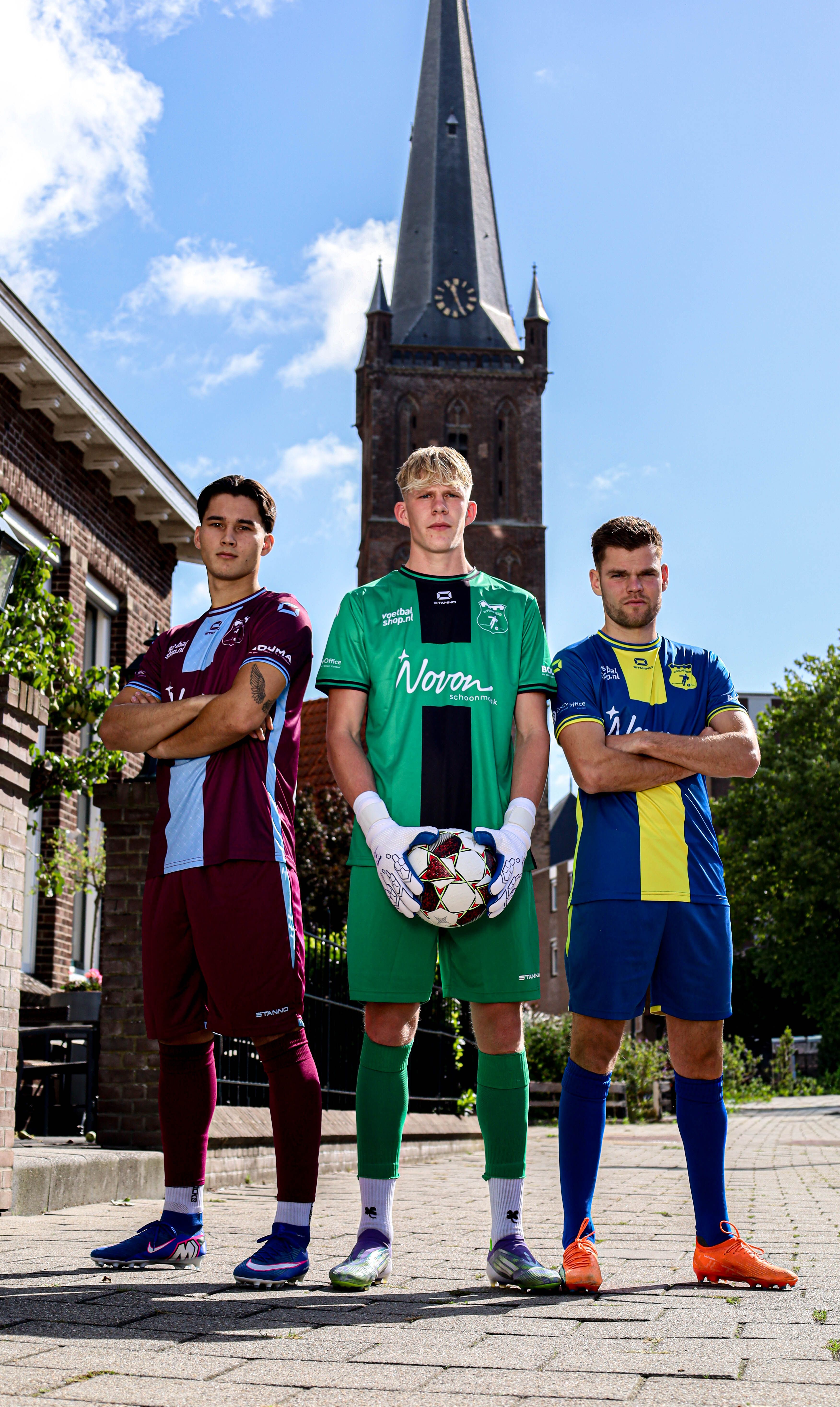 De jongens op de foot