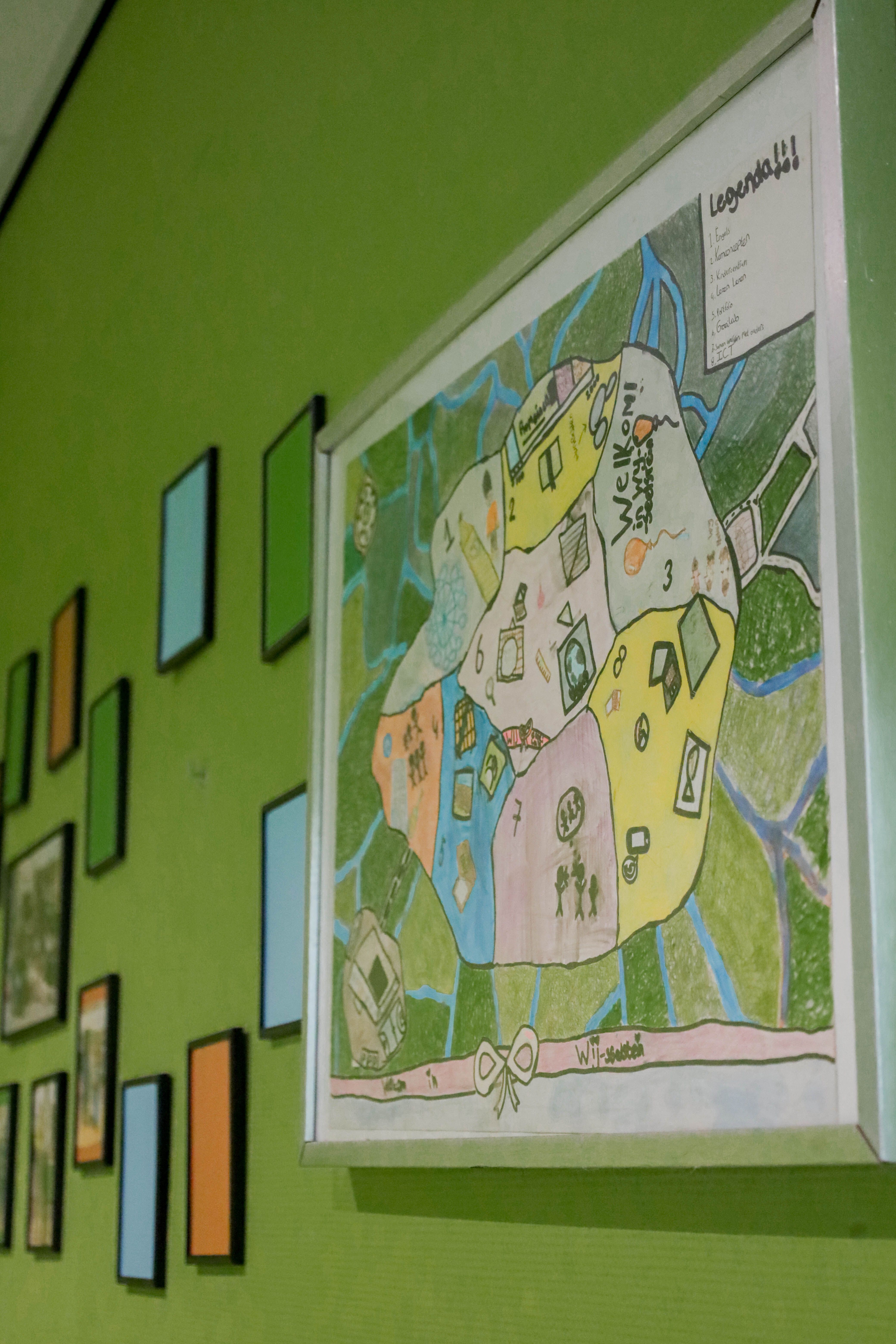 Detail van het interieur van Kindcentrum WIJ