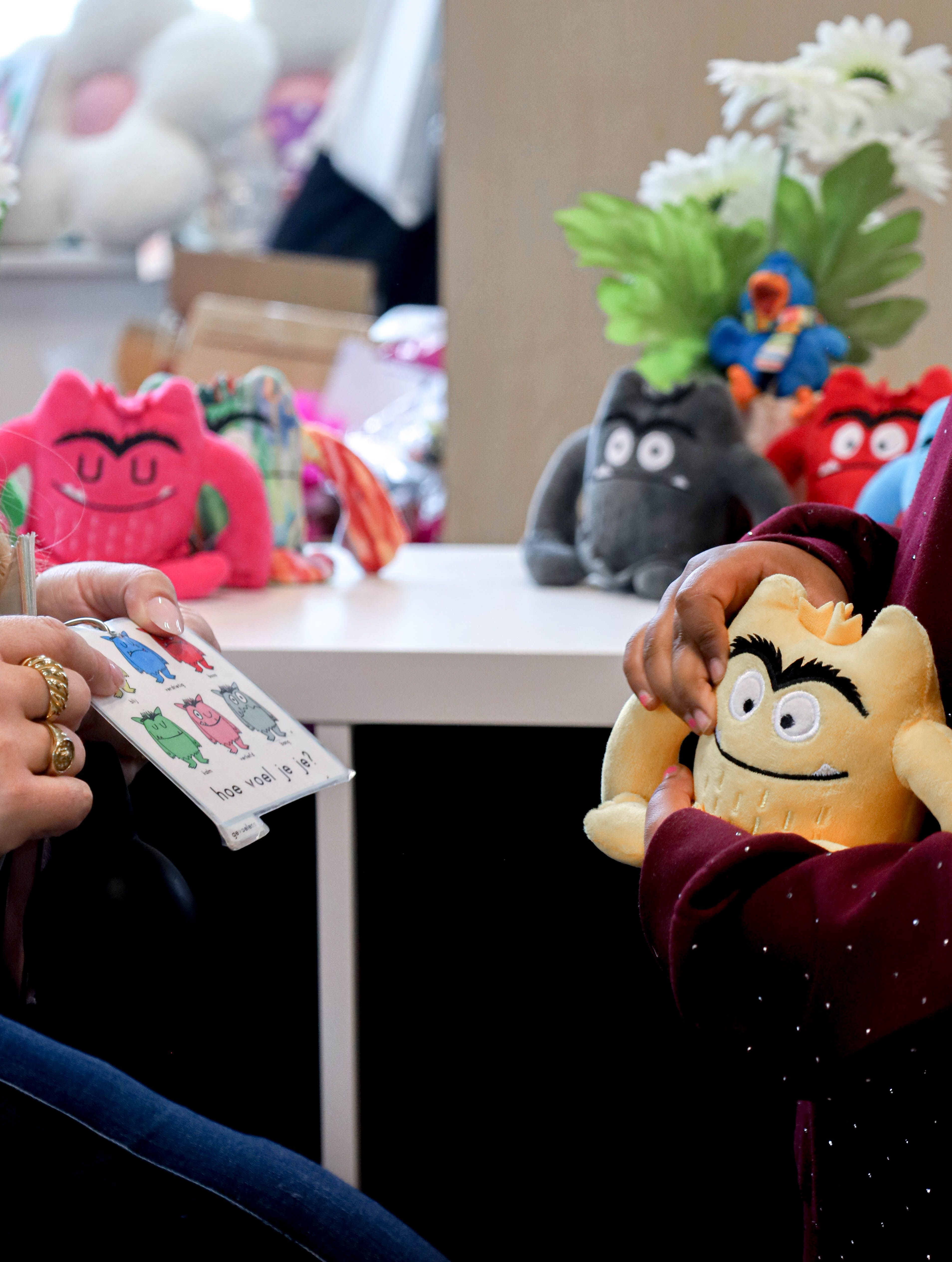 Uitleg met knuffels 