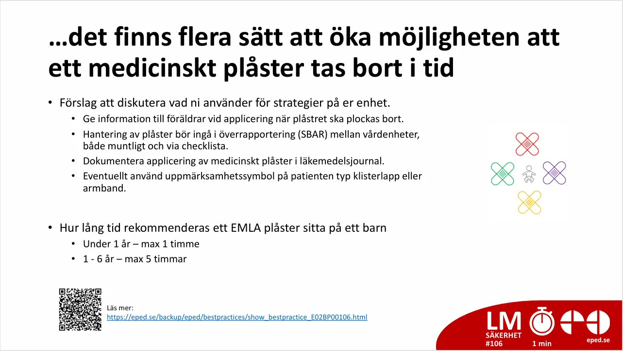 Andre side gir tips til hva som kan diskuteres eller vurderes på ulike enheter med tanke på å redusere denne risikoen. 