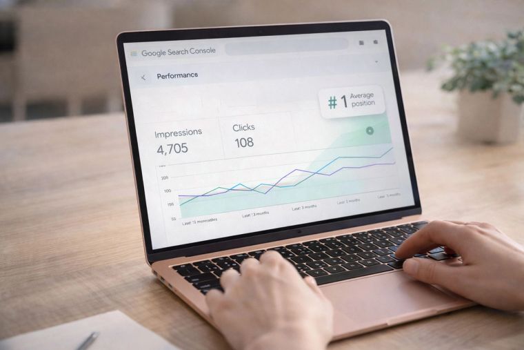 SEO results for med spa website