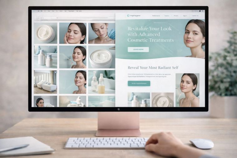 Displaying website content