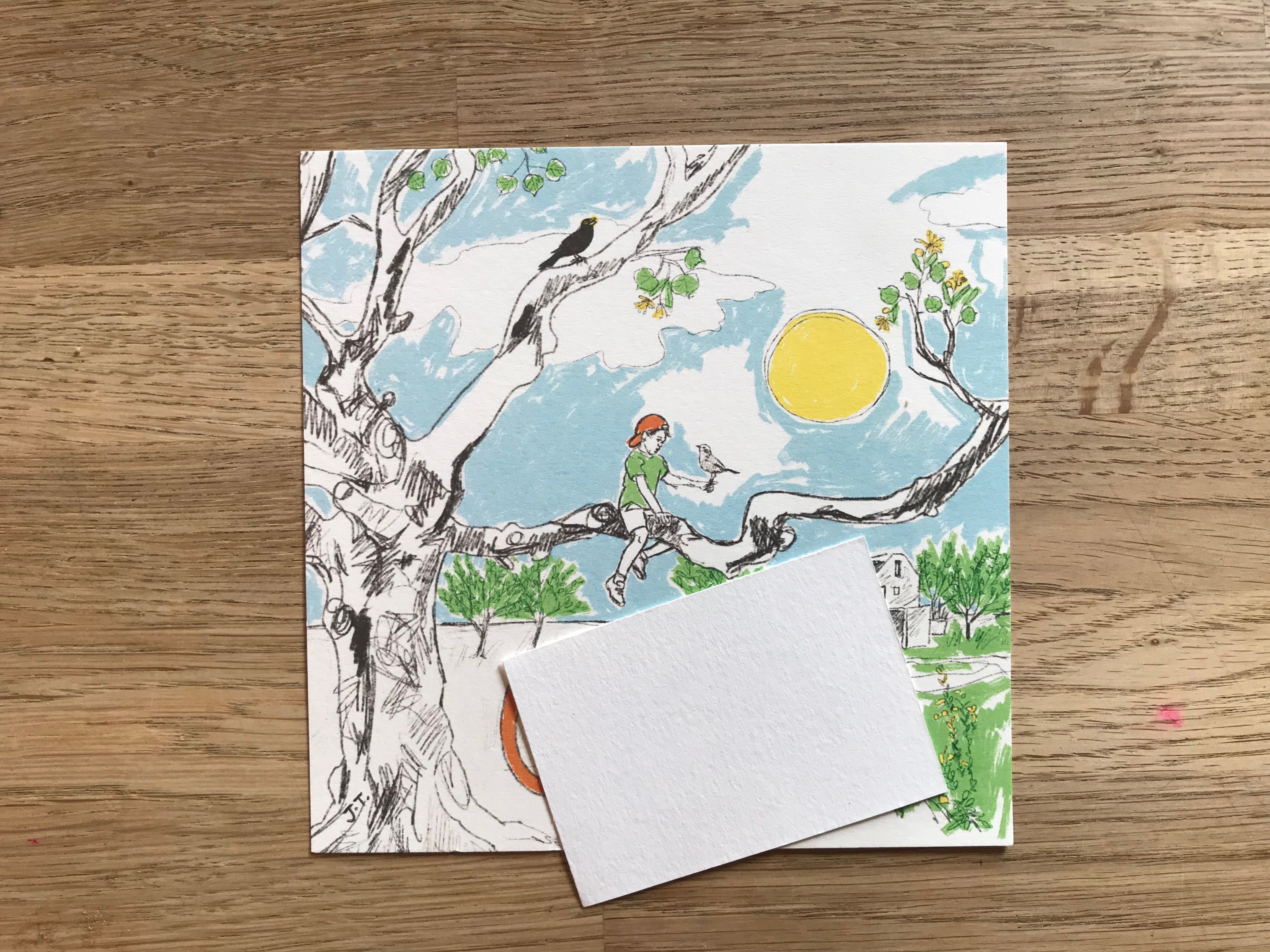 Gedrukt geboortekaartje 