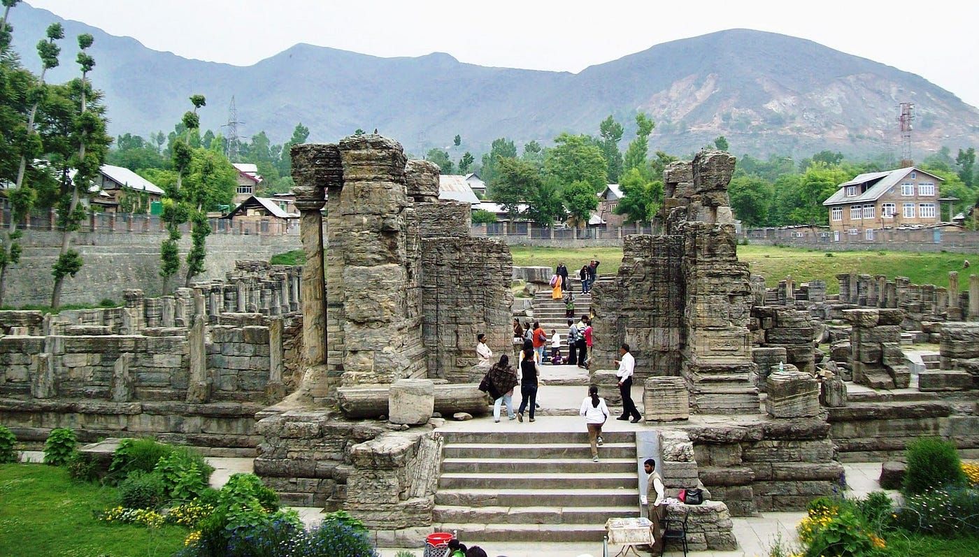Ruins of Awantiswami temple complex