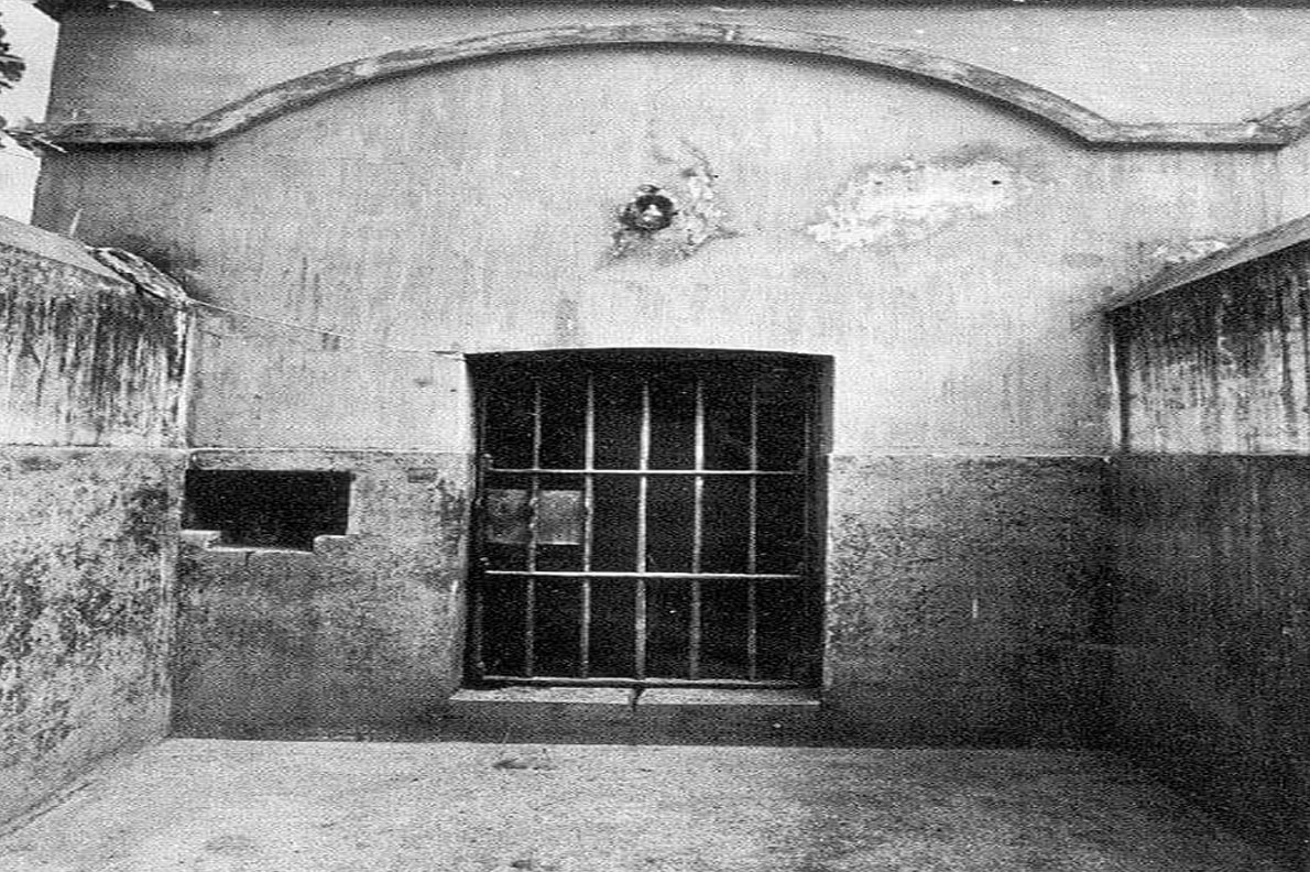 Prison Cell where Aurobindo was kept at the Alipore Jail