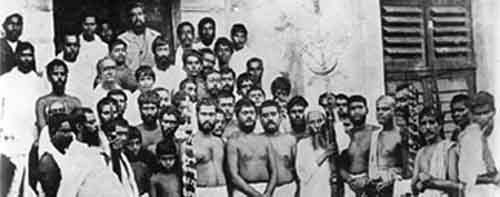 Swamiji at Cossipore garden house in 1896