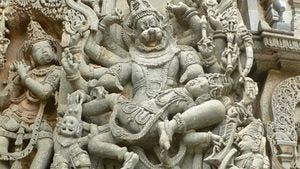 Sculpture of Narasimha Avatar
