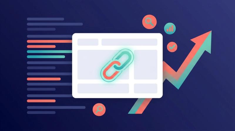 A flowchart illustrating the SERP insight link insertion workflow — from keyword research and page vetting to contextual link placement and ranking monitoring