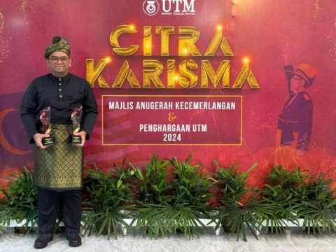 Double Honors for the Faculty of Science’s Ts. ChM. Dr. Faizuan Abdullah!