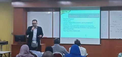 Sharing session with post-grads students