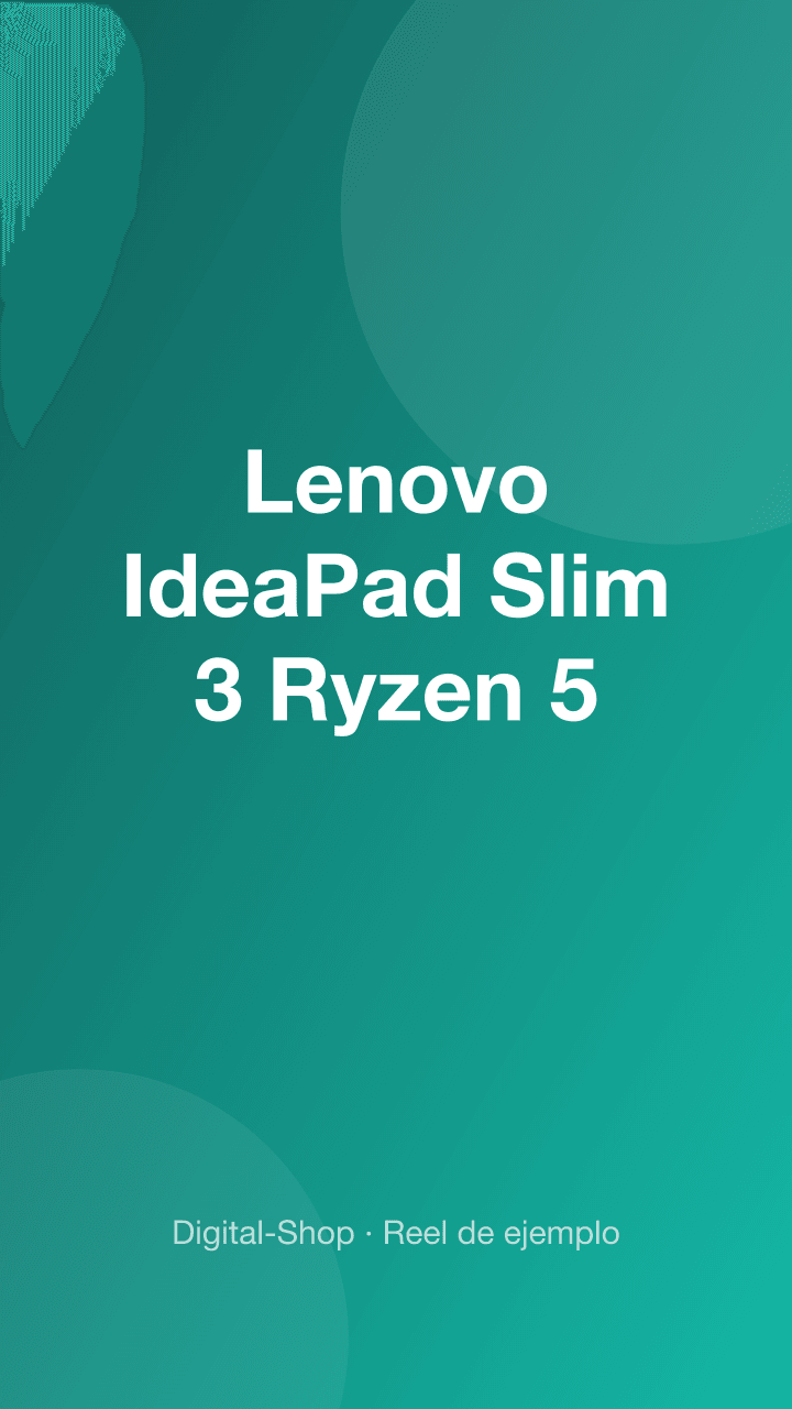 Lenovo IdeaPad Slim 3 Ryzen 5