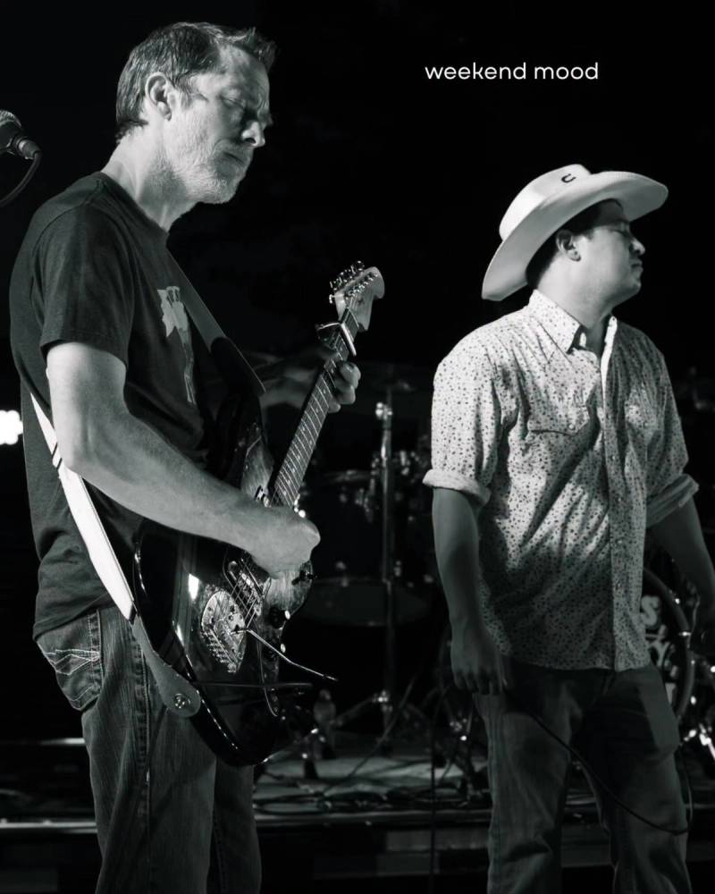 Two members performing