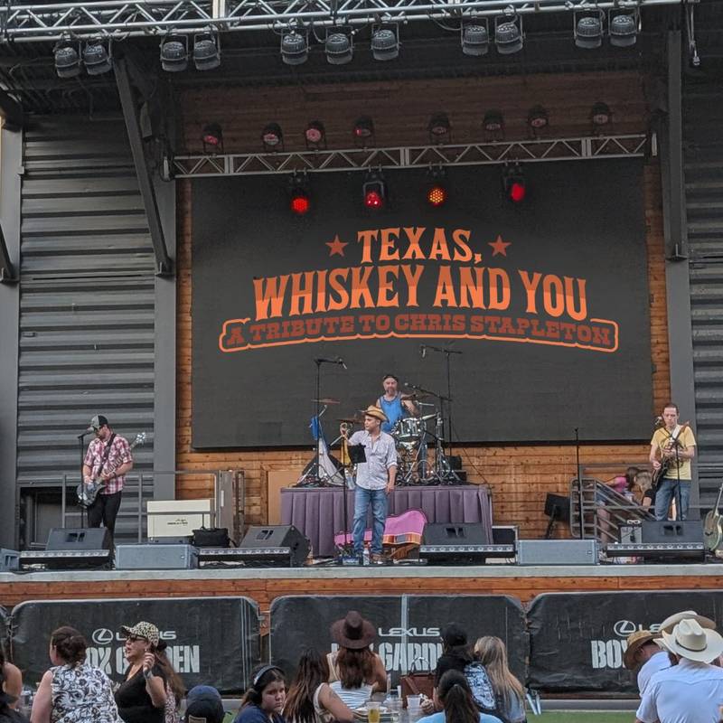 Outdoor amphitheater stage