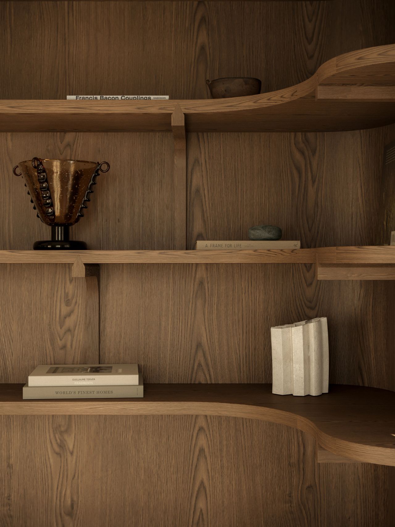 Lady M shelving details