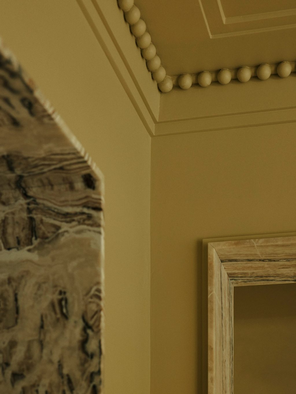 Queenie — Stone Inlay, Custom Cornicing