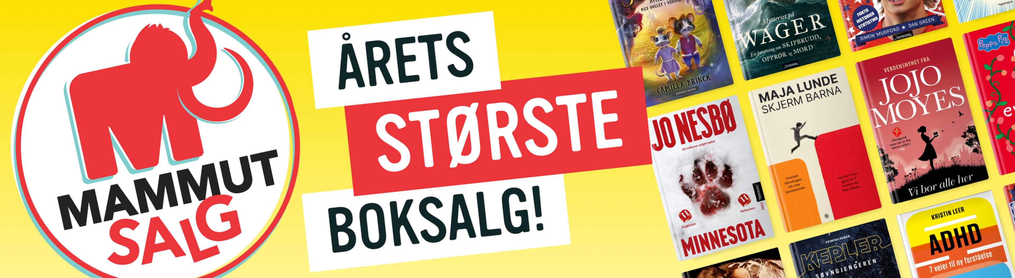 Mammutsalg! Forhåndssalget er i gang Unngå utsolgt, bestill. nå